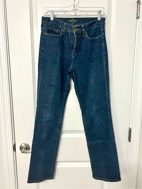 Lauren Women’s Straight-Leg Jeans in Deep Blue Denim